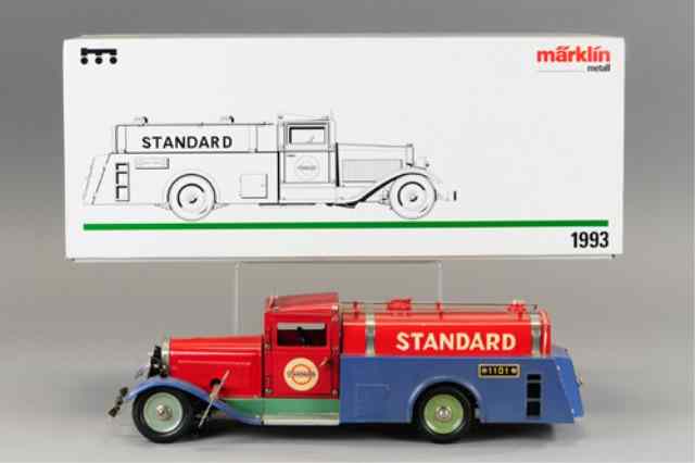 Appraisal: a MARKLIN ''STANDARD'' OIL TRUCK Contemporary edition heavy tinplate familiar