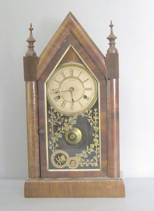 Appraisal: New Haven steeple clock th c h