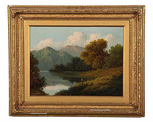 Appraisal: Pair of Landscapes by William Howard William Howard English th