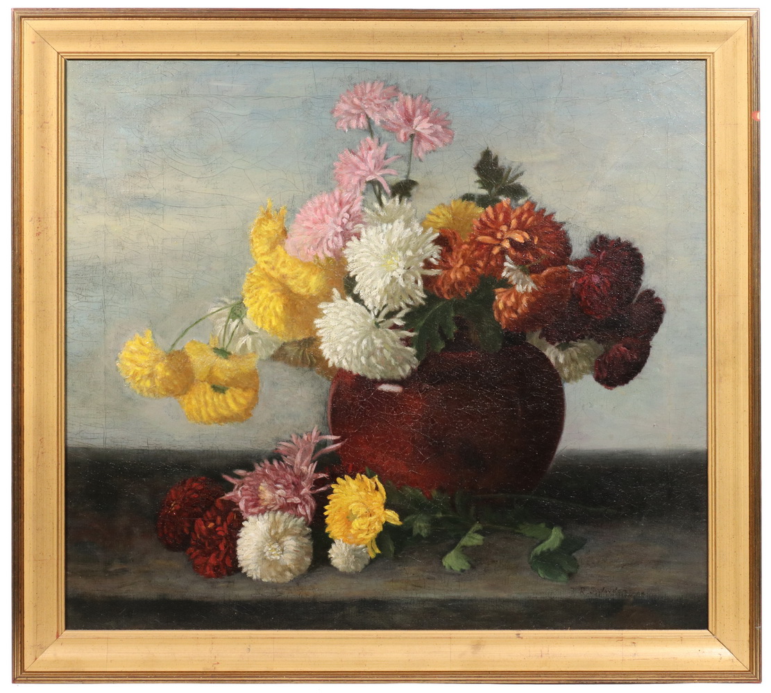 Appraisal: R S JORDAN LATE TH C AMERICAN Still Life of