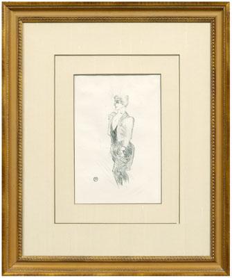 Appraisal: Henri Toulouse-Lautrec lithograph French - quot Mary Hamilton quot edition