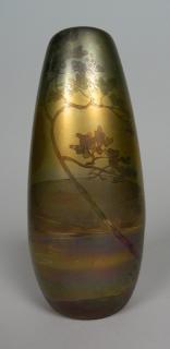 Appraisal: Weller 'La Sa' Scenic Pottery vase Weller 'La Sa' Scenic