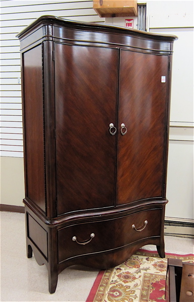 Appraisal: MODERN ELEGANCE ARMOIRE Liz Claiborne Home Collection by Lexington Home