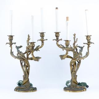 Appraisal: Pair of Georges Van de Voorde Dutch - Antique Gilt