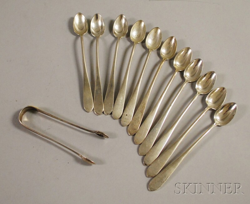 Appraisal: Eleven S Kirk Son Sterling Silver Iced Tea Spoons together