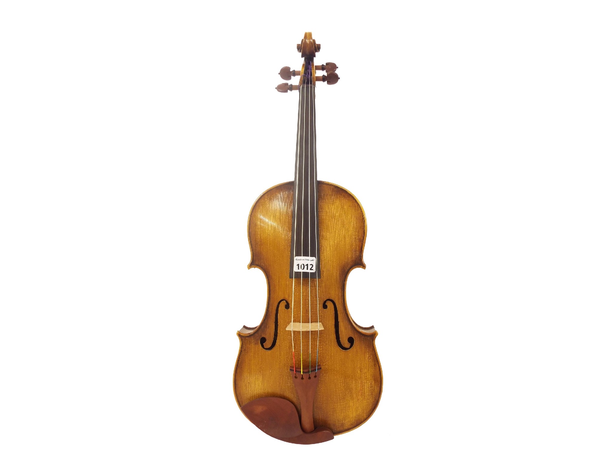 Appraisal: Contemporary viola labelled Ma Zhibin Workshop cm case