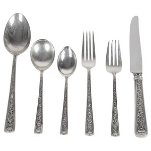 Appraisal: An American Silver Flatware Service WATSON COMPANY ATTLEBORO MASSACHUSETTS Windsor