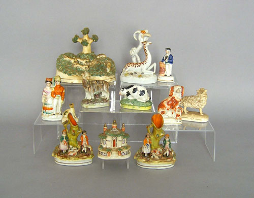 Appraisal: Twelve Staffordshire figures