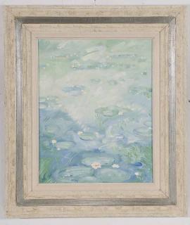 Appraisal: Johannes Schiefer New York Netherlands France - Lily Pads unsigned