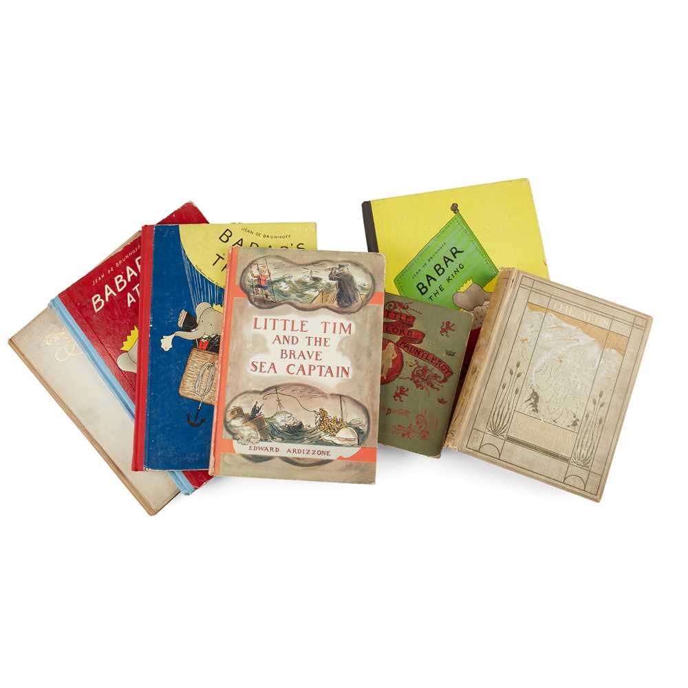 Appraisal: CHILDREN'S BOOKS INCLUDING ARDIZZONE DE BRUNHOF AND FRANCES HODGSON BURNETT