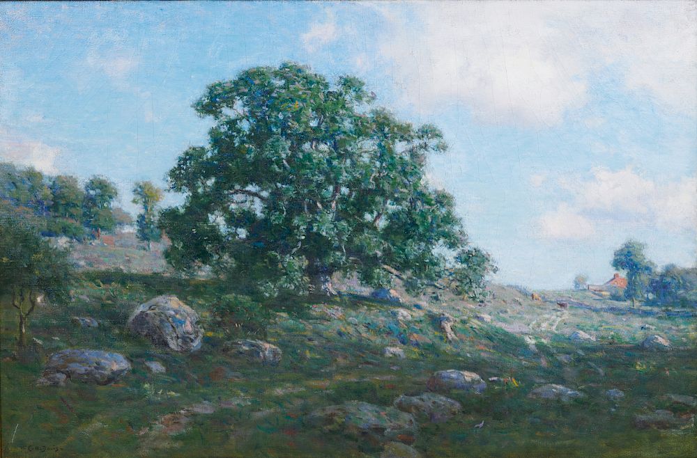 Appraisal: CHARLES H DAVIS American - The Great Oak oil on