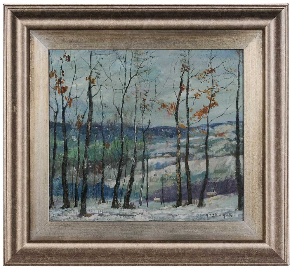 Appraisal: Guy Carleton Wiggins New York Connecticut - Early Winter signed