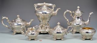 Appraisal: Birks Sterling Coffee and Tea Set Birks Sterling Silver Coffee