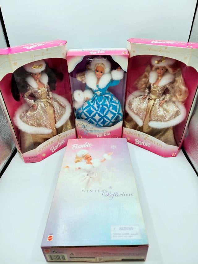 Appraisal: Winter Theme Barbie Dolls Includes Special Edition Winter Fantasy Barbie