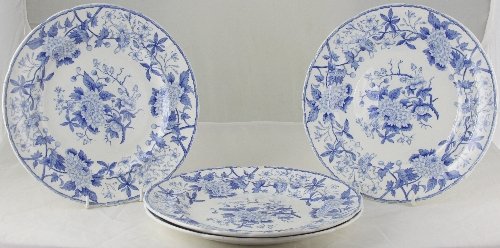 Appraisal: Four Copeland and Garrett late Spode dinner plates transfer printed