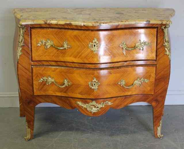 Appraisal: Louis XVI Style Marble Top Commode From a Mamaroneck NY