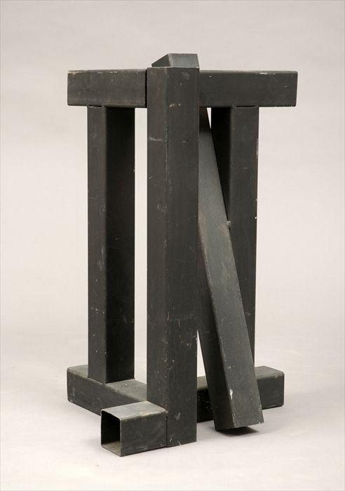 Appraisal: Attributed to Bernard Tony Rosenthal American - Geometric Sculpture Welded