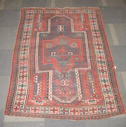 Appraisal: Kazak Double Niche prayer rug southeast caucasus circa nd half