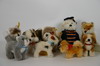 Appraisal: STUFFED ANIMALS - Lot of ten miniature Steiff dogs and