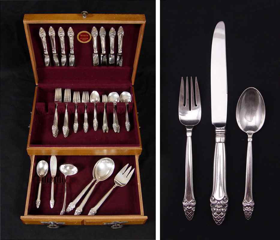 Appraisal: GORHAM STERLING ''SOVEREIGN'' FLATWARE SERVICE FOR piece service for to