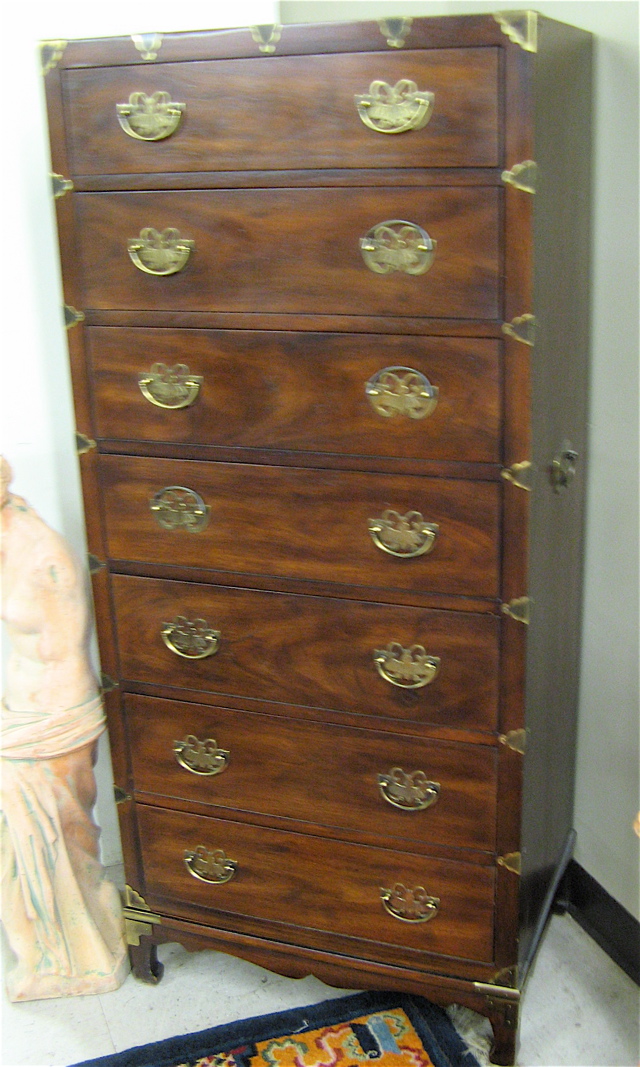 Appraisal: SEVEN-DRAWER LINGERIE CHEST Henredon Furniture Co th century of Chinese