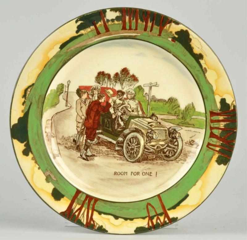 Appraisal: Early Royal Doulton Automotive Series Plate Titled Room for One