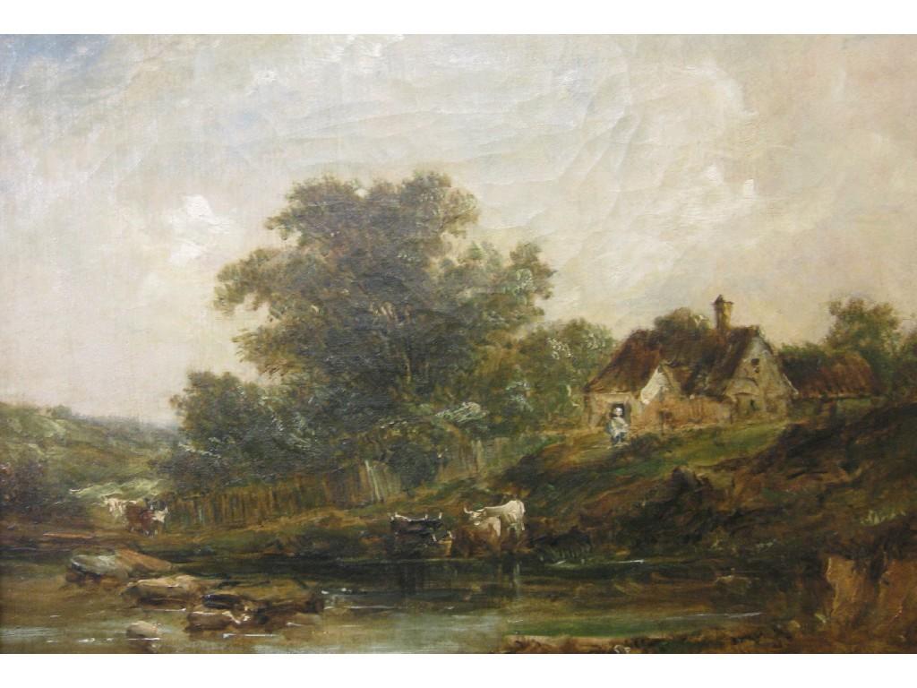 Appraisal: ALFRED VICKERS Snr - View in Walesoil on canvas x