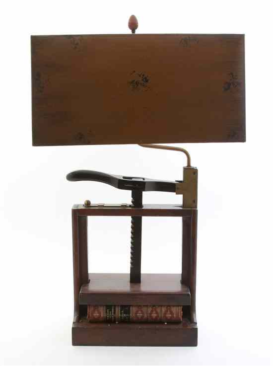 Appraisal: An English Book Press set with a single volume and