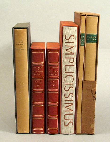 Appraisal: LIMITED EDITIONS CLUB volumes Petrarca Francesco The Sonnets of Petrarch