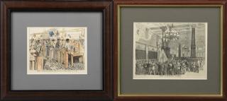 Appraisal: Louisiana - The Cotton Exchange in New Orleans print and