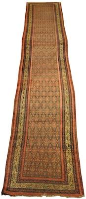 Appraisal: An Estate Persian Kolyai Style Runner Low wool pile on