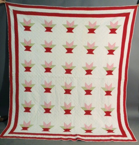 Appraisal: Appliqu quilt x