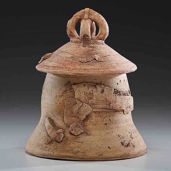 Appraisal: Robert Turner - USA Ashanti Lidded Vessel ca Stoneware ht