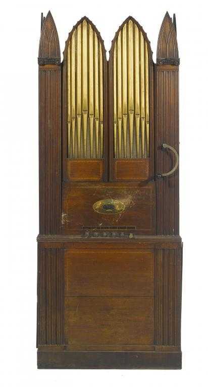 Appraisal: A GEORGE III MAHOGANY CHAMBER BARREL ORGAN BY HENRY BRYCESON