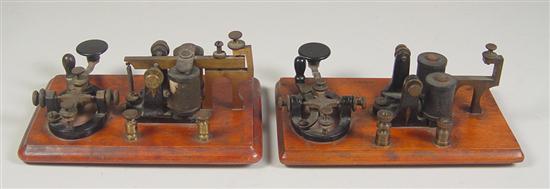 Appraisal: Four Telegraph Keys Circa early th century Vibroplex x x