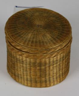 Appraisal: early th c NW Coast pine needle basket w fine