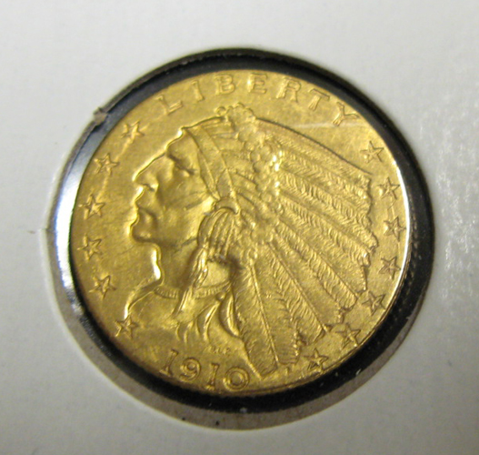 Appraisal: U S - DOLLAR GOLD COIN Indian head type -P