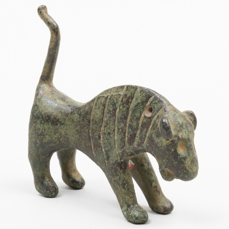 Appraisal: RARE LURISTAN BRONZE FIGURE OF A TIGER x x in