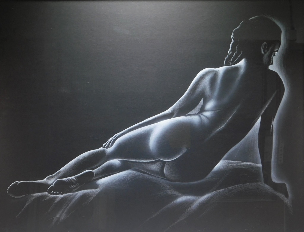 Appraisal: FERNANDO MONTOYA MODERN NUDE FIGURE PASTEL DRAWING Colombia th Century