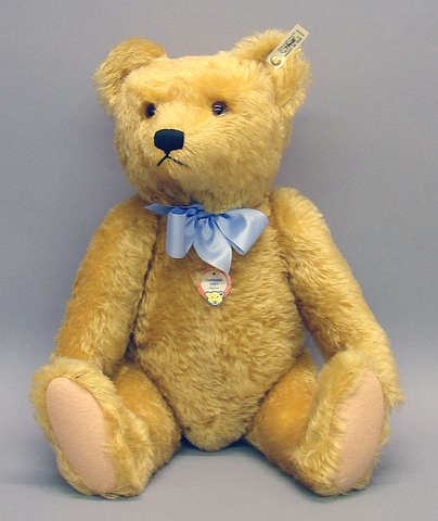 Appraisal: Tagged gold mohair Teddybar Replica