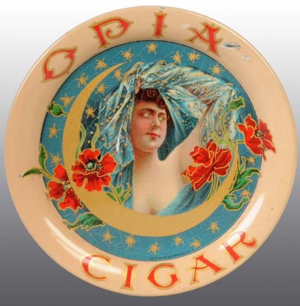 Appraisal: Opia Cigar Tip Tray Description Manufactured by Kaufman and Strauss