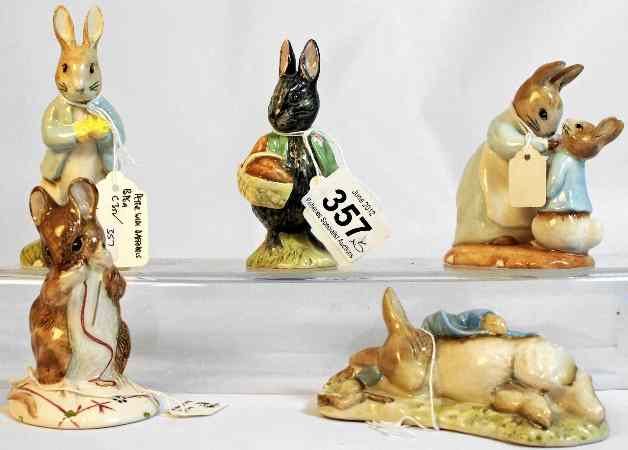 Appraisal: Royal Albert Beatrix Potter Figures Samuel Whiskers Mrs Rabbit and