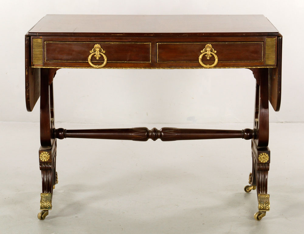 Appraisal: - Boston Federal Mahogany Table Boston Federal sofa table mahogany