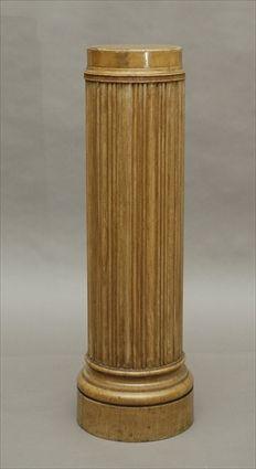 Appraisal: Art Deco Columnar Pedestal in in diam