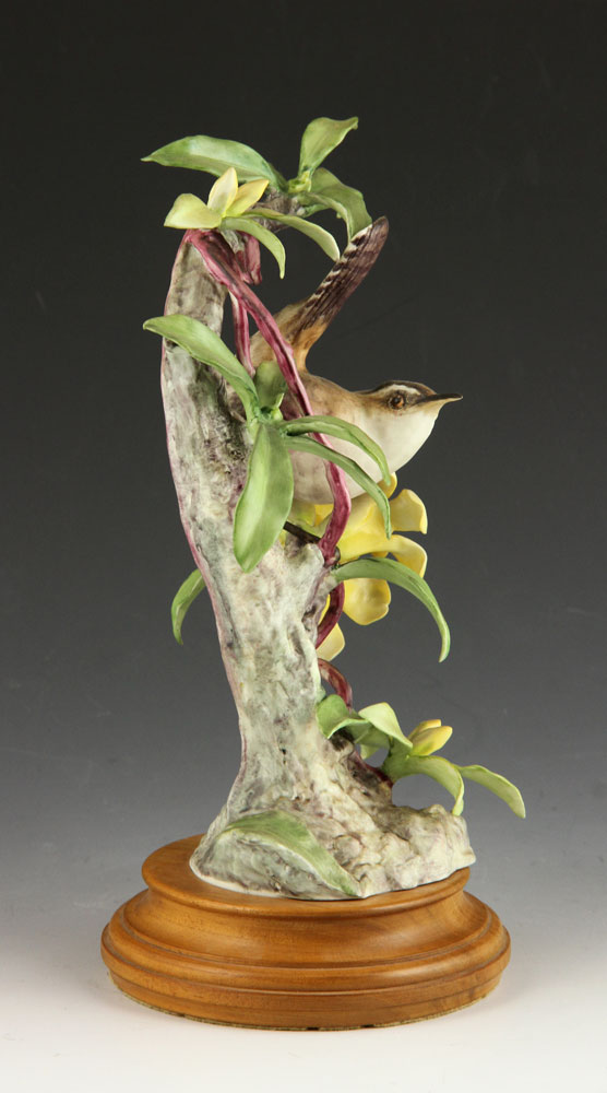 Appraisal: - Royal Worcester Bewicks Wren Bird Royal Worcester Bewicks Wren