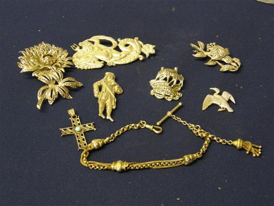 Appraisal: Various silver and costume jewellery