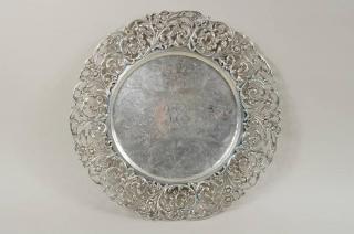 Appraisal: Gorham Sterling Silver Engraved Tray Gorham sterling silver engraved tray