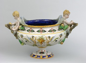 Appraisal: A Ginori Societa Ceramica Centerpiece ca th Century An Italian