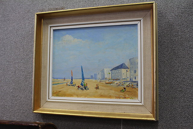 Appraisal: GORDON GASH Late th century English school 'Hardelot Plage Boulogne'