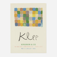 Appraisal: After Paul Klee BERGGRUEN ET CIE EXHIBITION POSTER offset lithograph